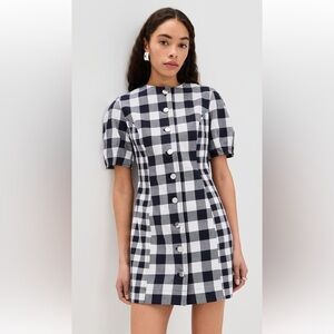 NWT Aligne Aurelia Gingham Mini Dress
